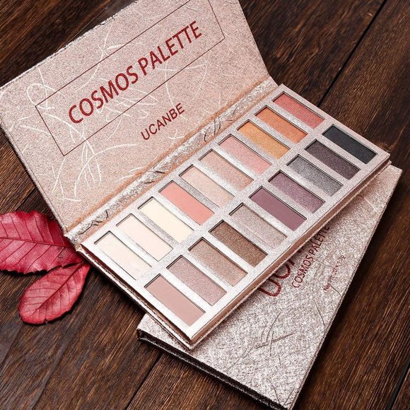20 Colors Nude Pigmented Shimmer Matte Long Lasting Blendable Eyeshadow Palette - Picture 3 of 9